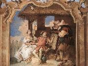 TIEPOLO, Giovanni Domenico Angelica and Medoro with the Shepherds USA oil painting artist